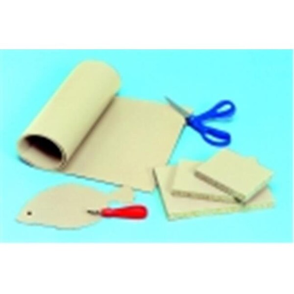 Sax Sax 4 x 6 in. EasyToCut Synthetic Unmounted Linoleum; Pack 12